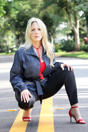 Jean jacket Boho